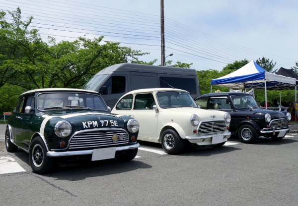 会場風景第6回クラシックミニ・七ヶ宿パークミーティング